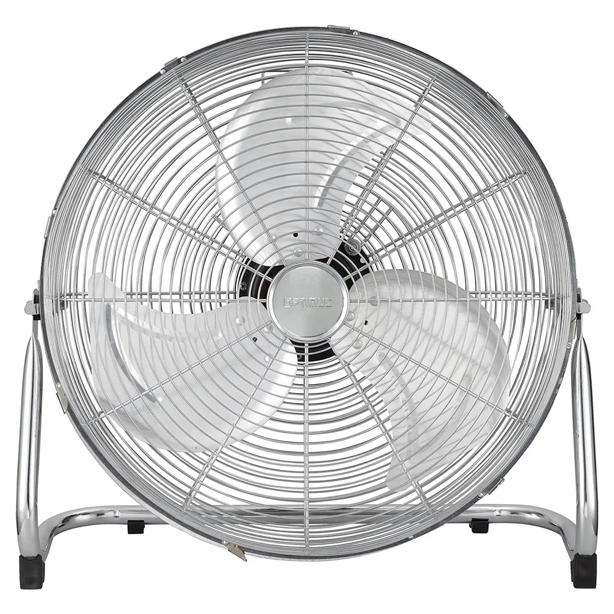 OPTIMUS OPTIMUS F-4122 12 Inch 3 Speed Box Fan Chrome — product photo