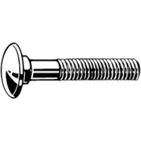 Zoro Select Zoro Select Carriage Bolt M8-1.25 x 80 mm A2 SS PK25 — product photo