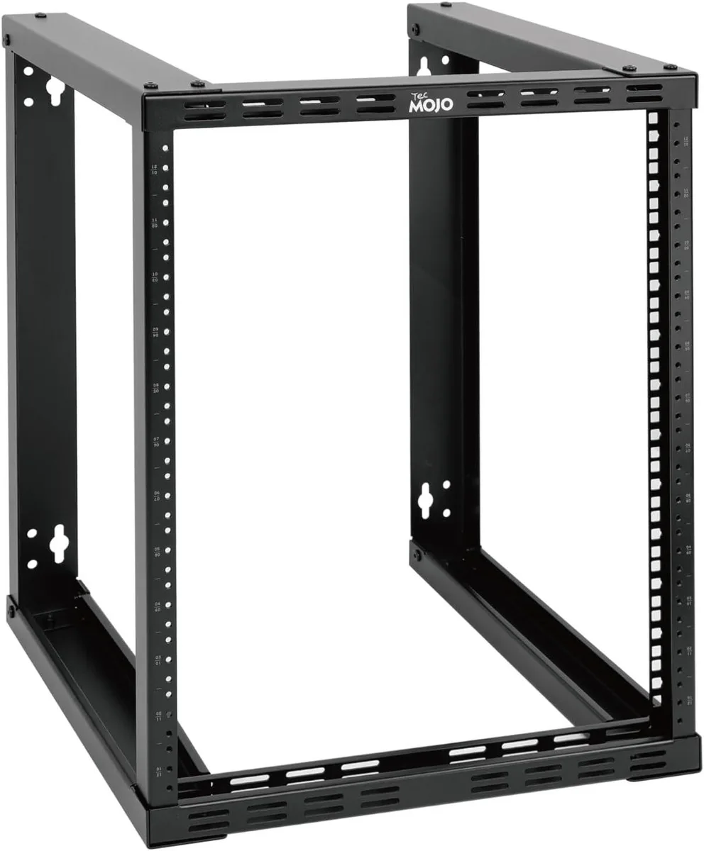 TAURKENAM TAURKENAM 12U Wall Mount Server Rack 15.8in Depth Black — product photo