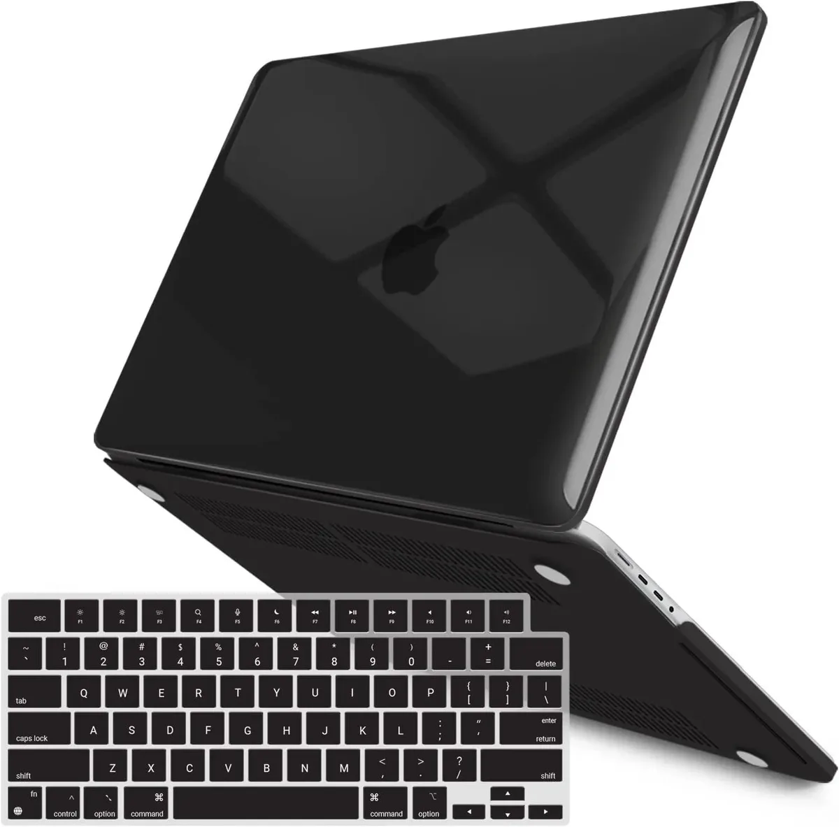 Werleo Werleo 16" MacBook Pro Hard Case Crystal Black with Keyboard Cover (A2485/A2780) — product photo