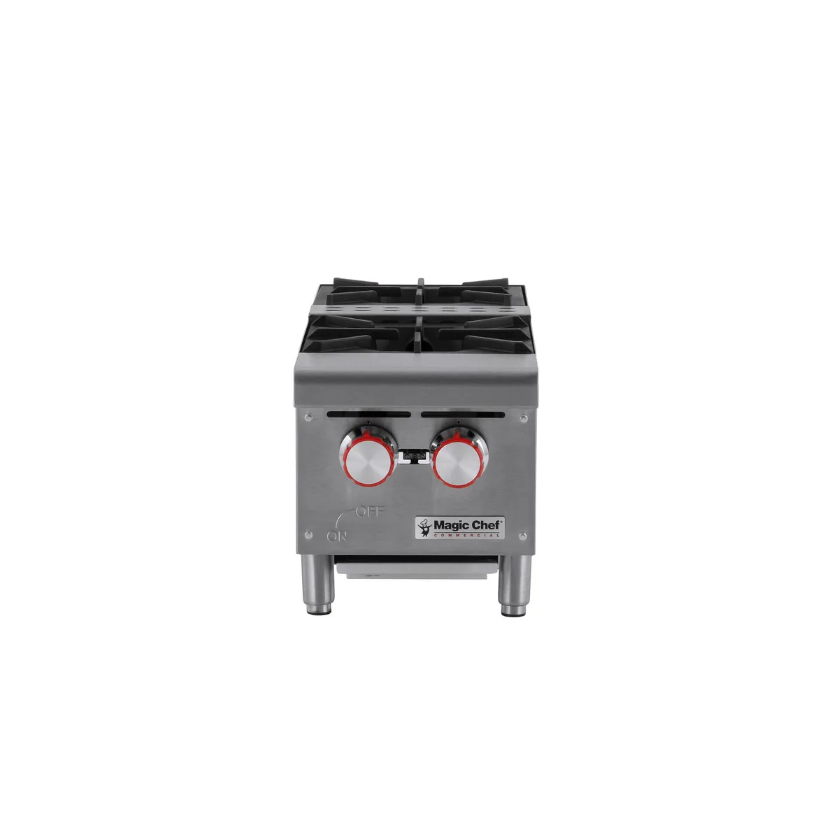 Magic Chef Magic Chef 12 in Commercial Natural Gas Countertop Hot Plate Stainless Steel — product photo