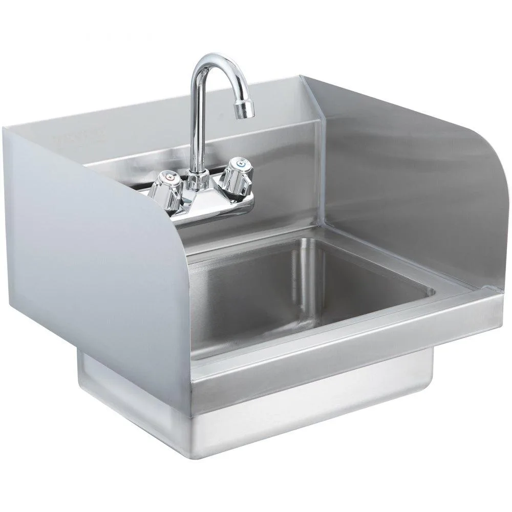VEVOR VEVOR Commercial Hand Sink with Faucet and Side Splash 17x12.8 inch — product photo