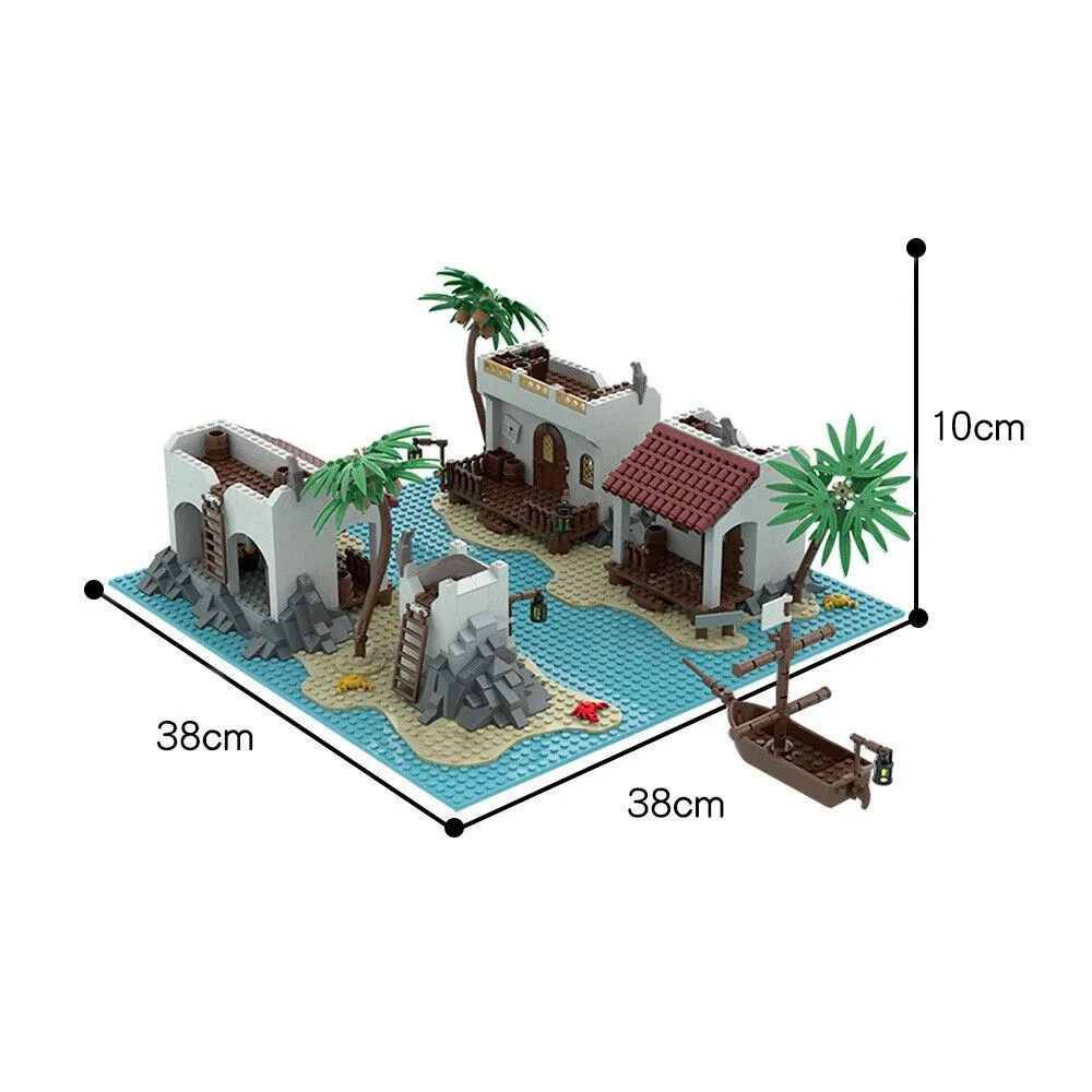 ZITIANYOUBUILD ZITIANYOUBUILD C5567 Small Imperial Town Pirates 1375 Parts — product photo