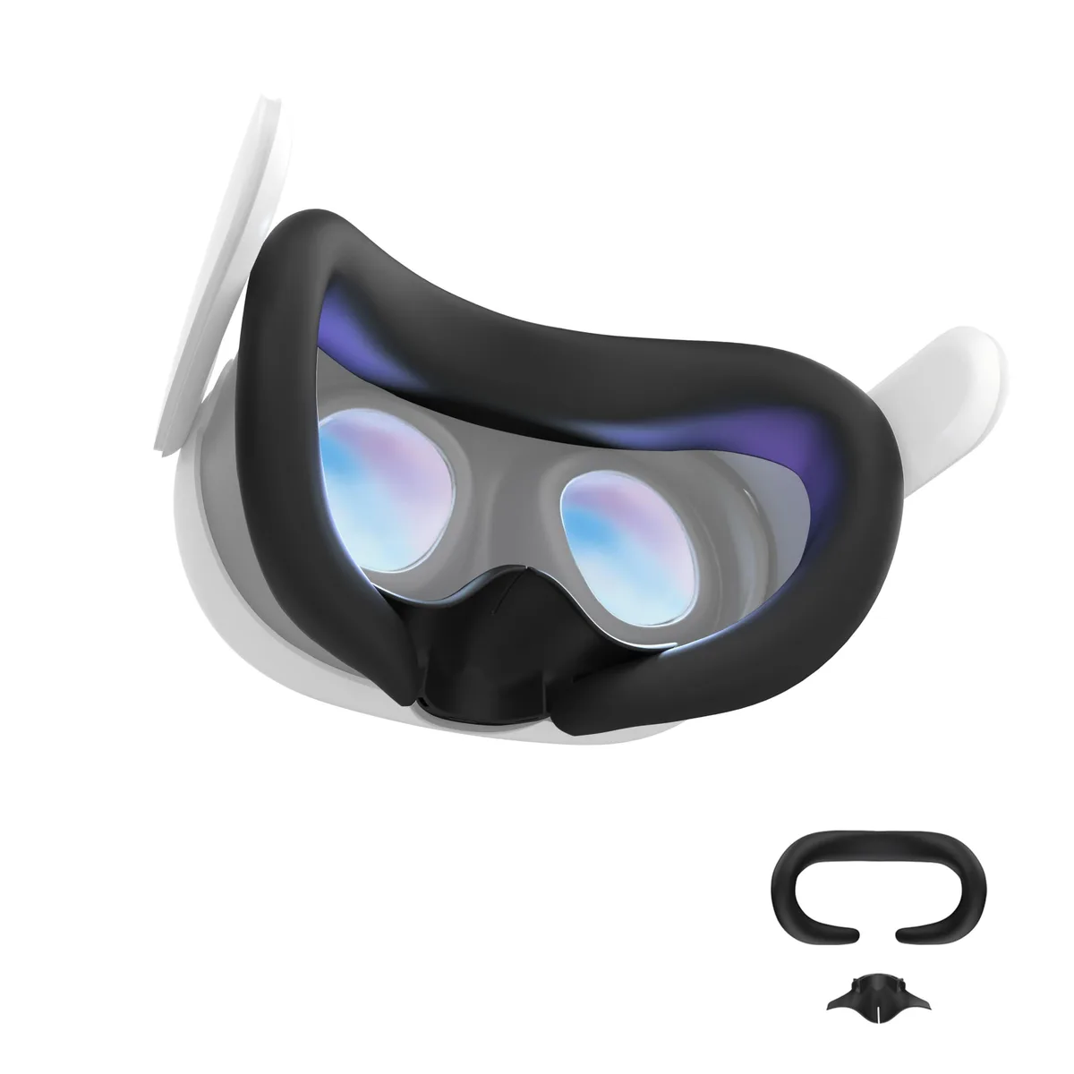  APEXINNO VR Silicone Face Pad Cover Quest 3 Black+ — product photo