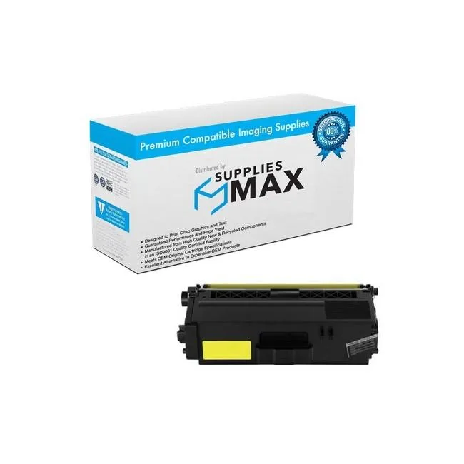 SuppliesMax SuppliesMax TN-339Y Yellow High Yield Toner Cartridge 6000 Pages — product photo