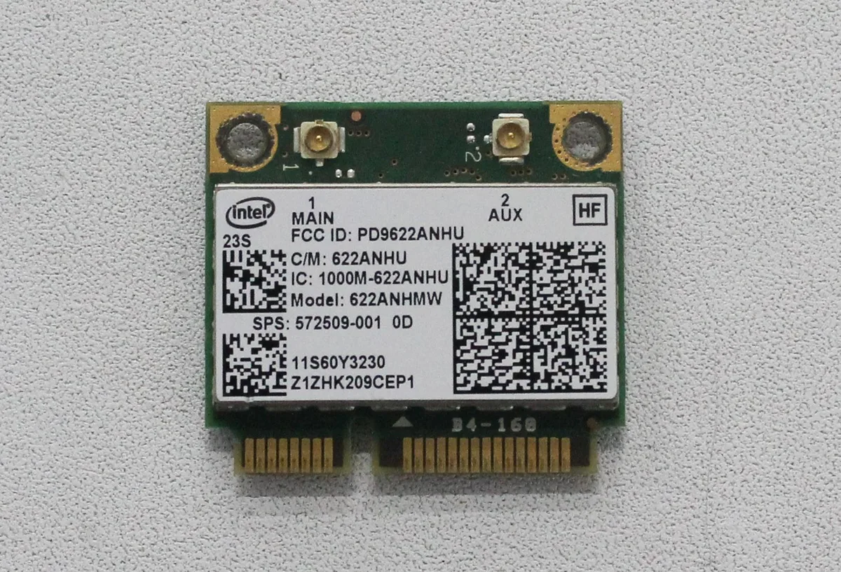 Lenovo Lenovo 60Y3231 ThinkPad X201 802.11A/G/N WLAN HF Mini Card network card — product photo