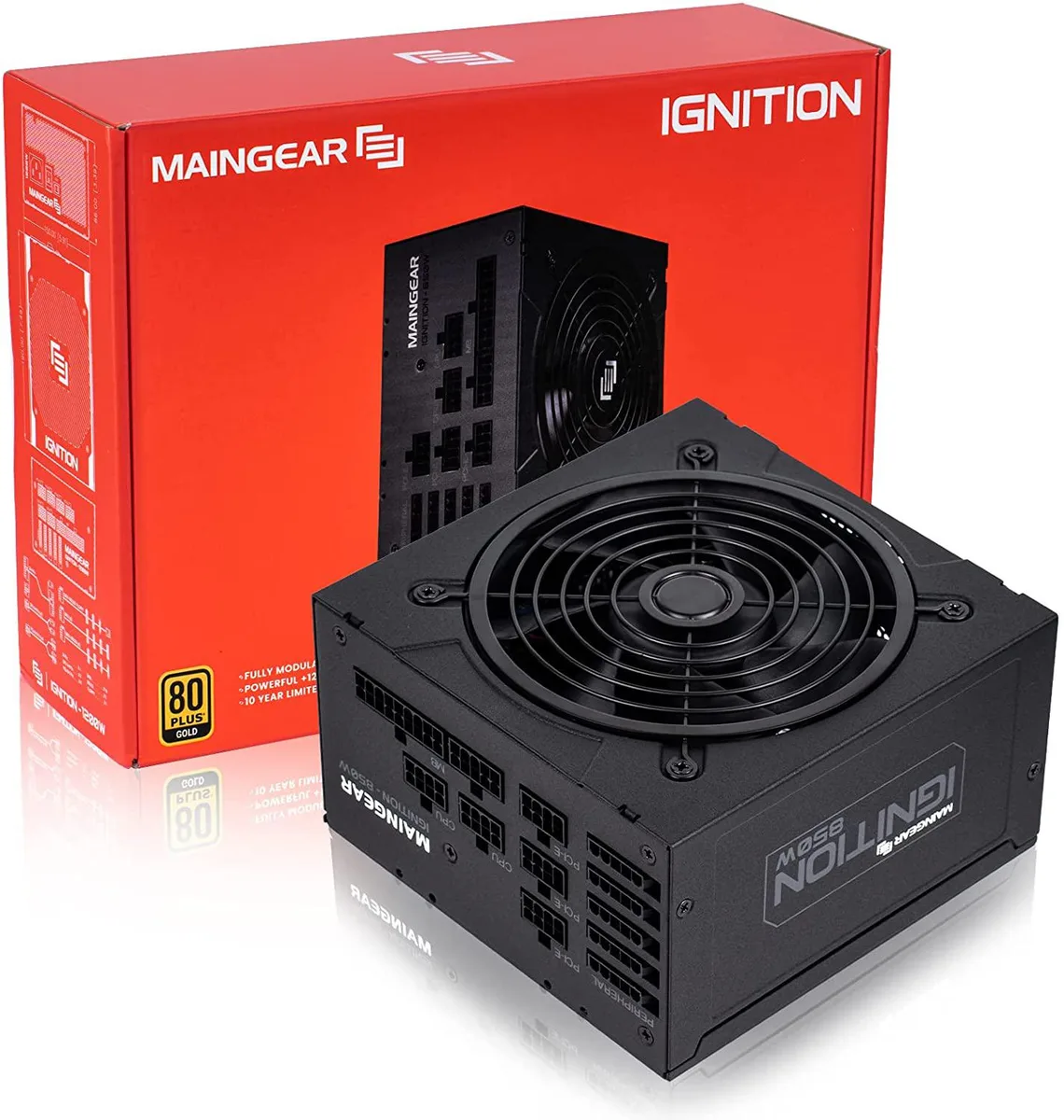 MAINGEAR MAINGEAR Ignition 850W 80 Plus Gold ATX Fully Modular Power Supply — product photo