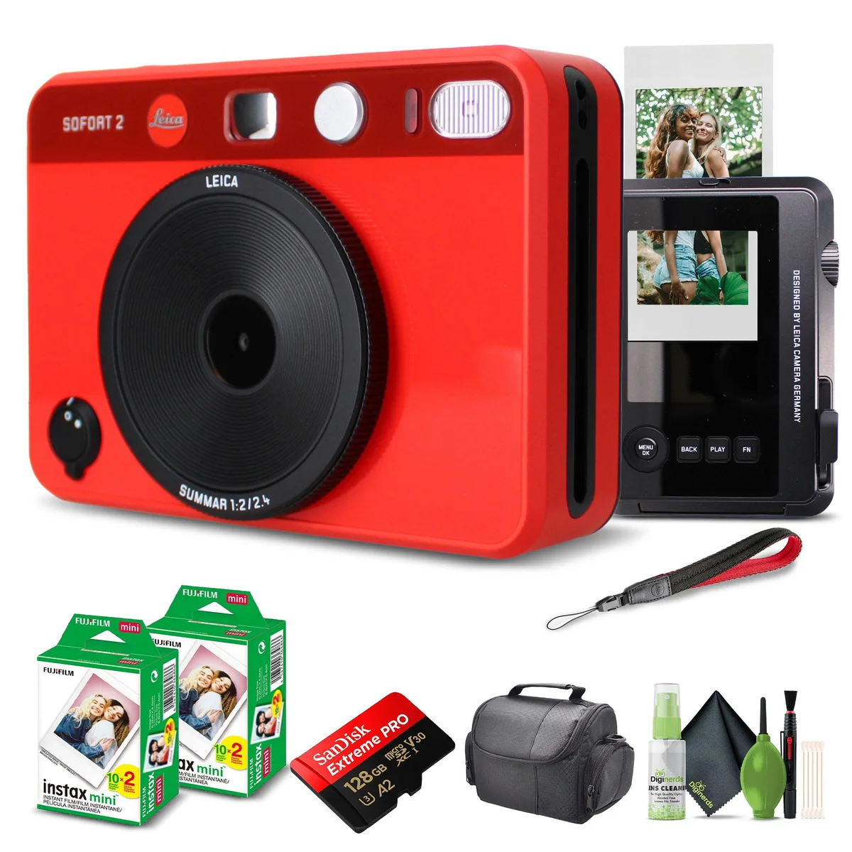Leica Leica Sofort 2 Hybrid Instant Digital Film Camera Red 40 Sheets — product photo