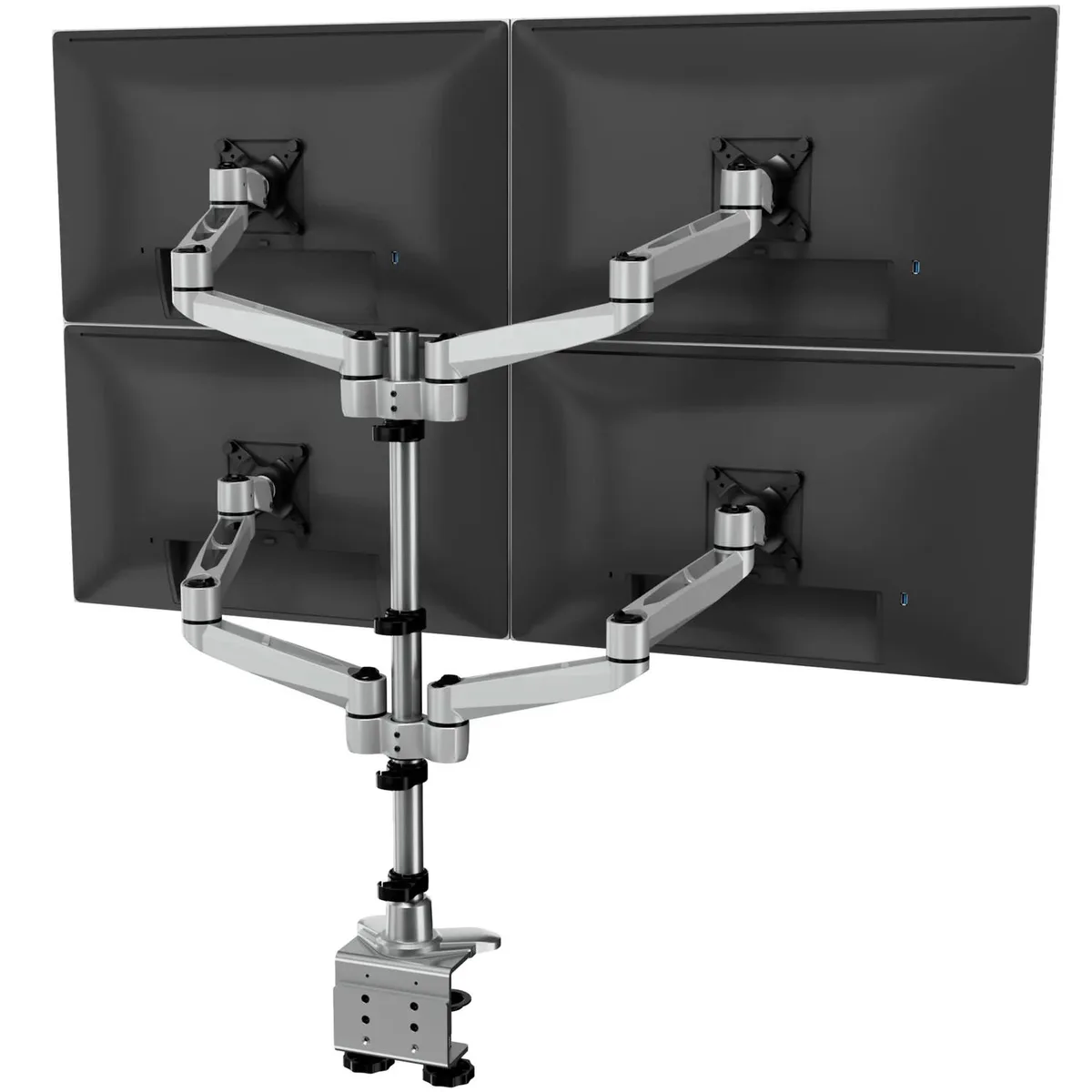 Mount-It Mount-It CLiX Quad Monitor Desk Mount 13-32 Inch 19.8 lbs — product photo