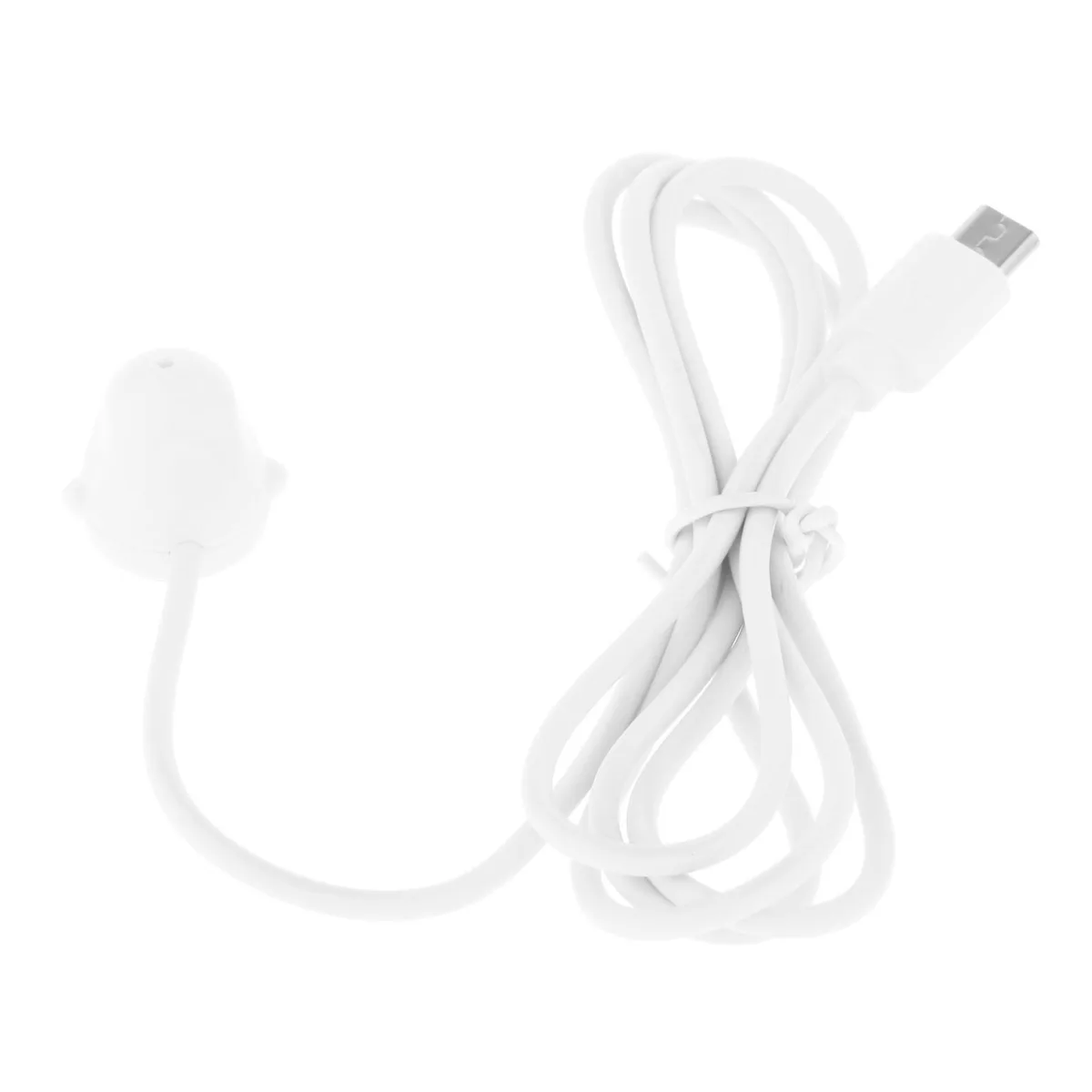 White automatic screen clicker head with 97cm cable and blue indicator light