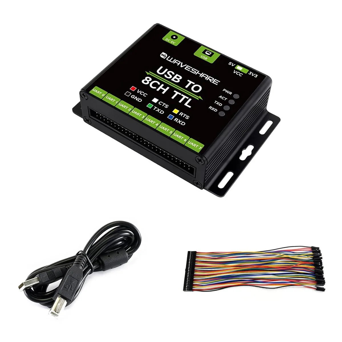 LORDWORLD LORDWORLD 8CH USB to TTL UART Converter development board — product photo