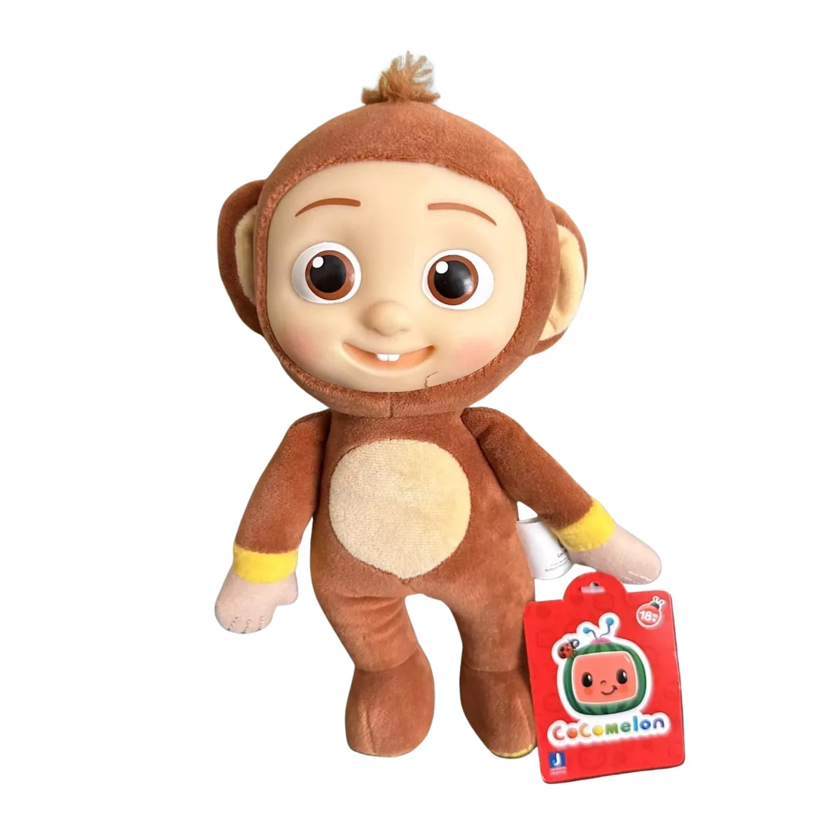 Jazwares Jazwares Cocomelon JJ Monkey Plush Doll 8-Inch Stuffed Toy — product photo