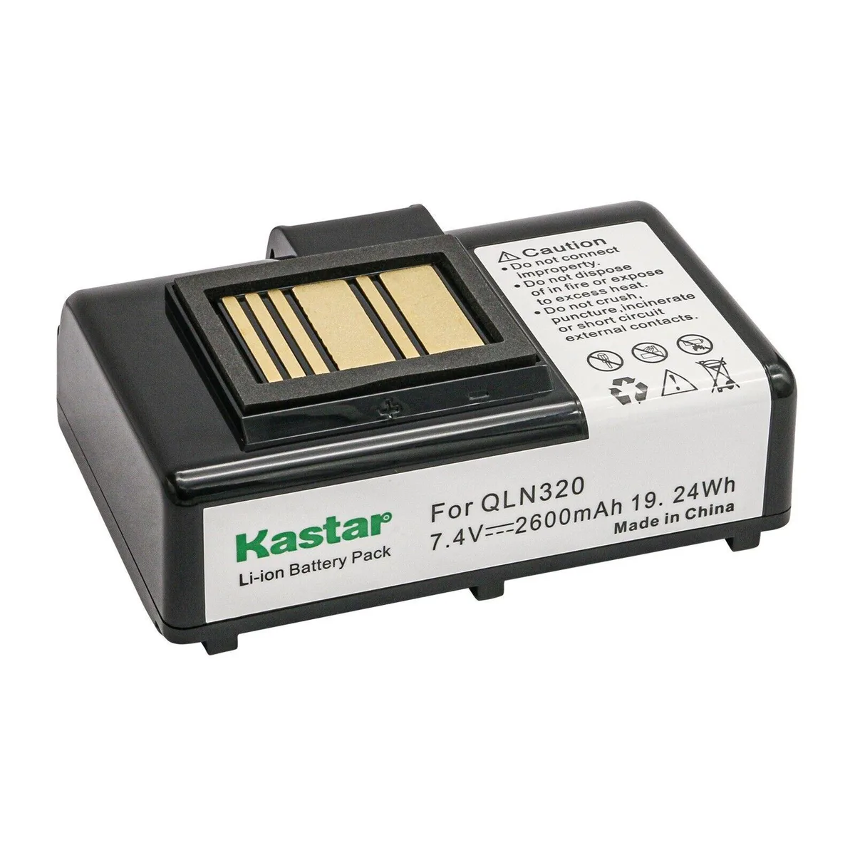 Kastar Kastar QLN320 7.4V 2600mAh Li-Ion printer battery — product photo