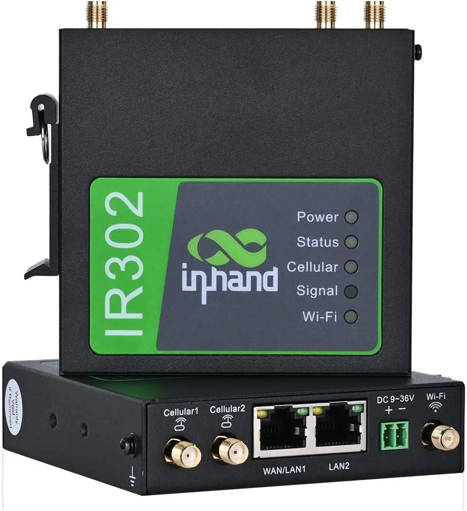 InHand Networks InHand Networks IR302 Industrial 4G LTE Cat 4+ Wi-Fi Router — product photo
