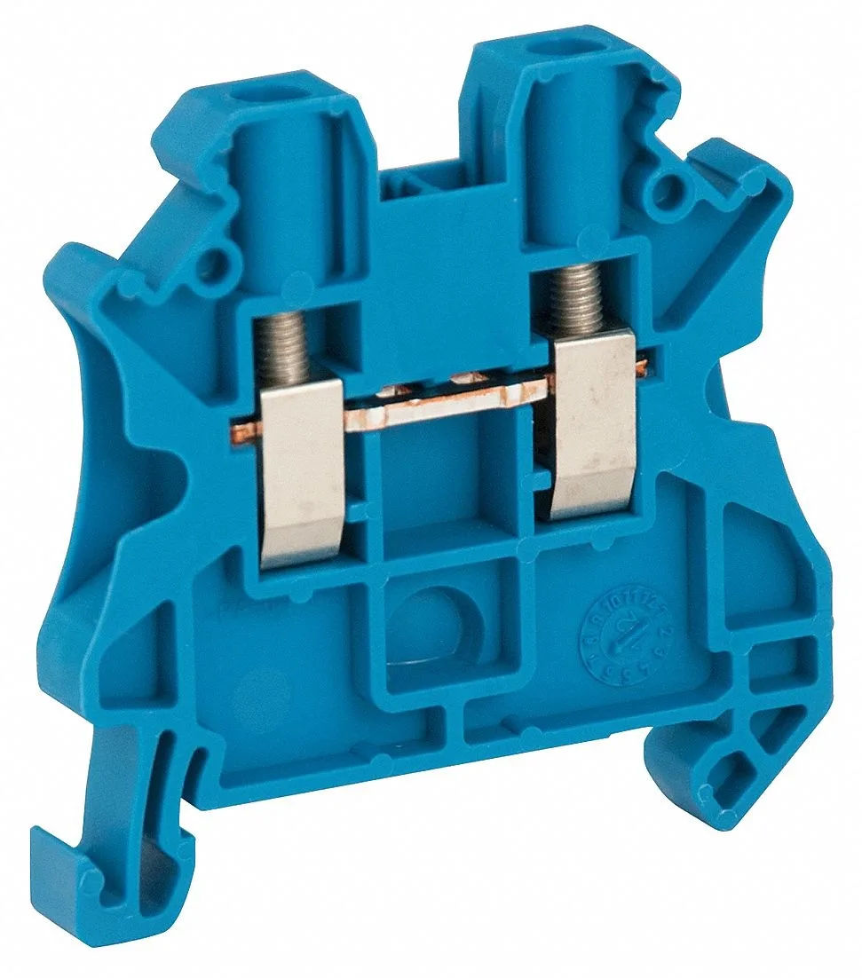 Schneider Electric Schneider Electric NSYTRV42BL Terminal Block 30 A 1000 V Blue — product photo