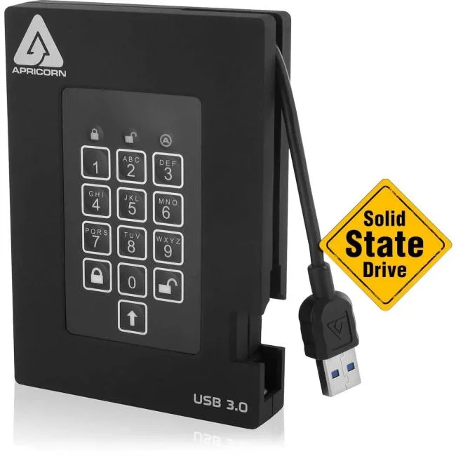 Apricorn Apricorn A25-3PL256-S2000F 2TB portable SSD — product photo