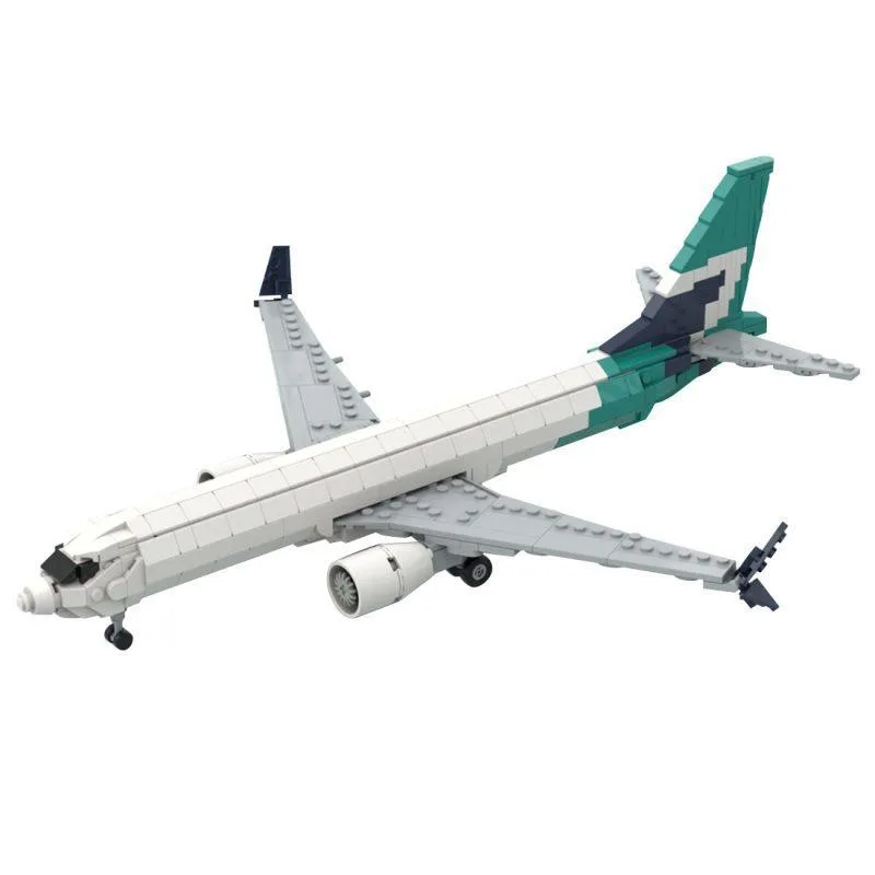 ZITIANYOUBUILD ZITIANYOUBUILD MOC-244355 Boeing 737 MAX 8 Westjet 1/100 723PCS — product photo