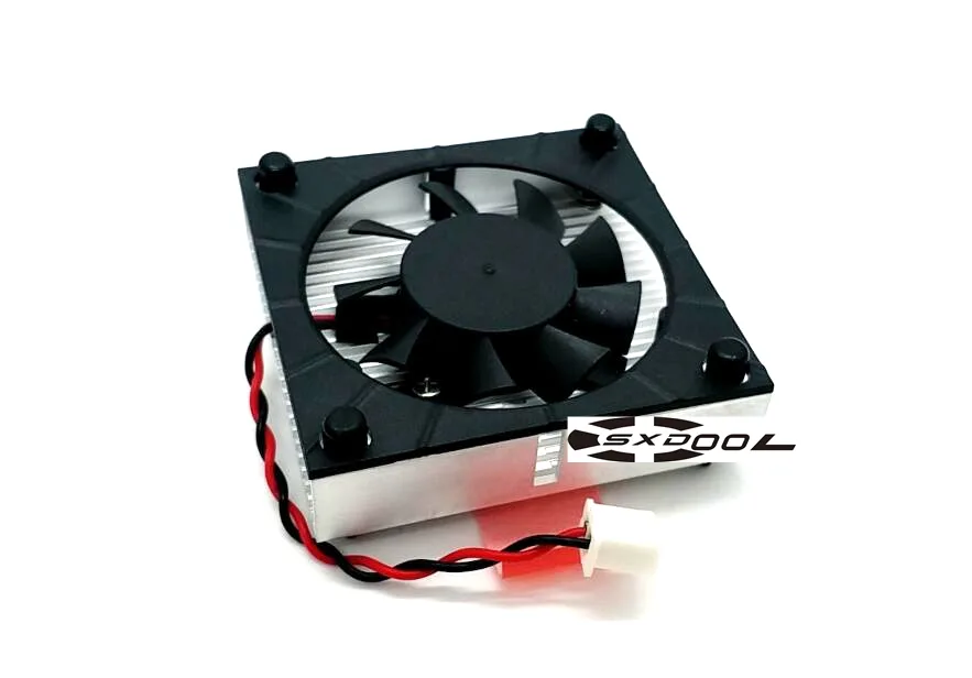 SXDOOL SXDOOL Radeon HD4350 4300 GPU fan 52x52x12mm 60mm diagonal 43mm screw — product photo