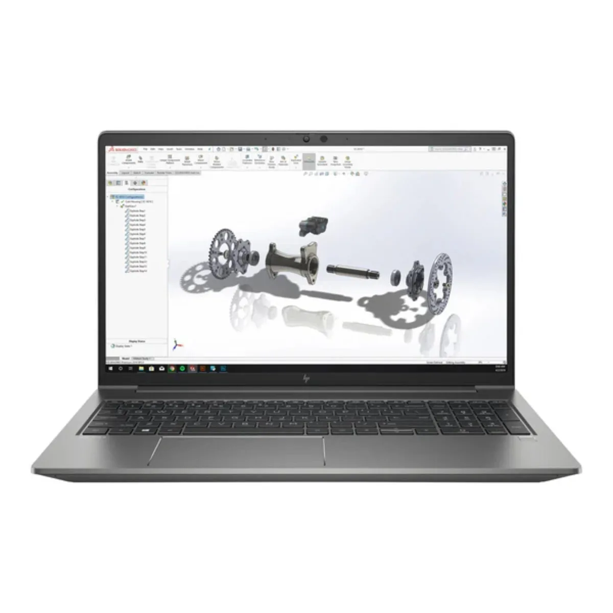 HP HP ZBook Power G7 laptop i7-10850H 64 GB 256 GB Quadro T1000 Max-Q 15.6" FHD Windows 11 Pro Gray — product photo