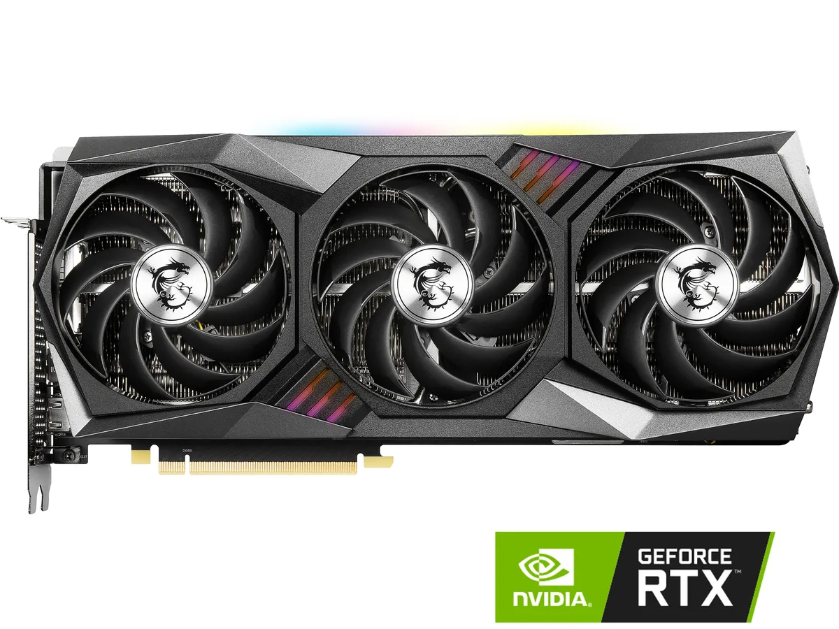 MSI MSI RTX3080GamZTrio10LHR graphics card — product photo