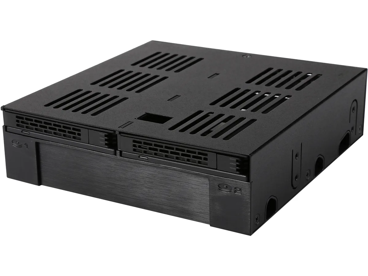 ICY DOCK ICY DOCK MB322SP-B 2 x 2.5" SATA/SAS to 5.25" hdd accessory — product photo