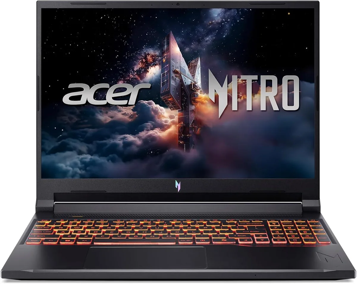Acer America Acer Nitro V 16 gaming laptop 64GB 4TB Intel Core 7 240H RTX 5050 16" 180Hz — product photo