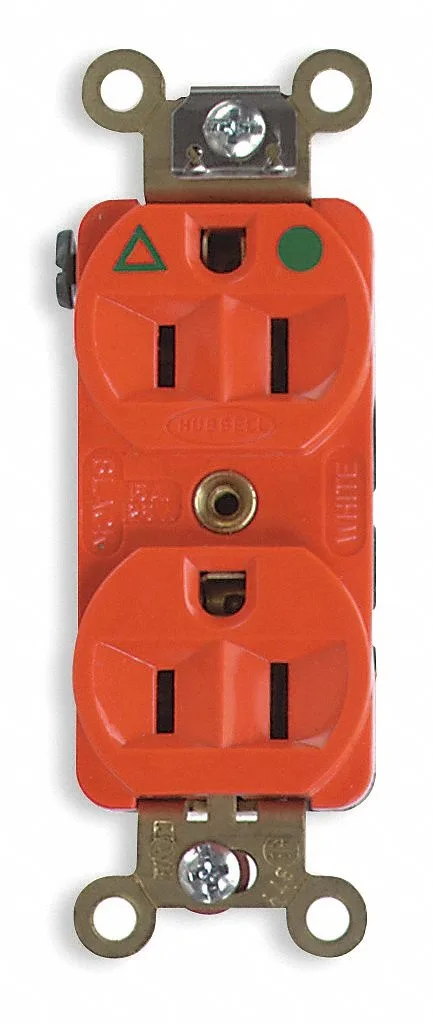 Hubbell Incorporated Hubbell Incorporated IG5362I Duplex Receptacle 20A 125V Ivory — product photo