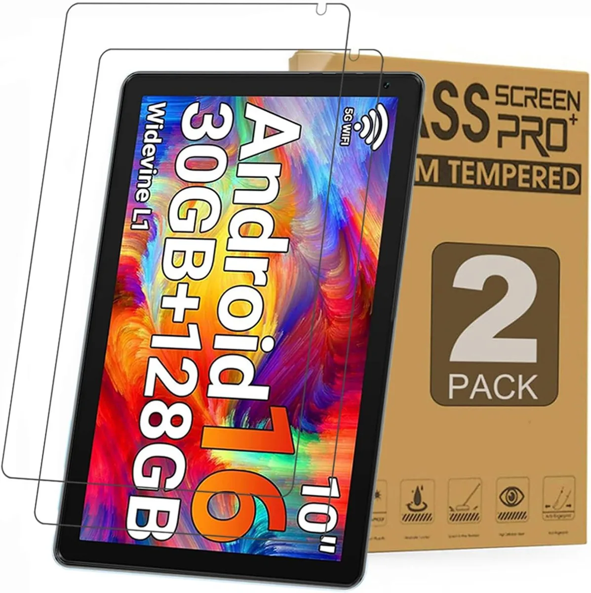 Leelbox Leelbox 2 Pack Screen Protector for Urao X109 10.1 Inch Tablet 2026 — product photo