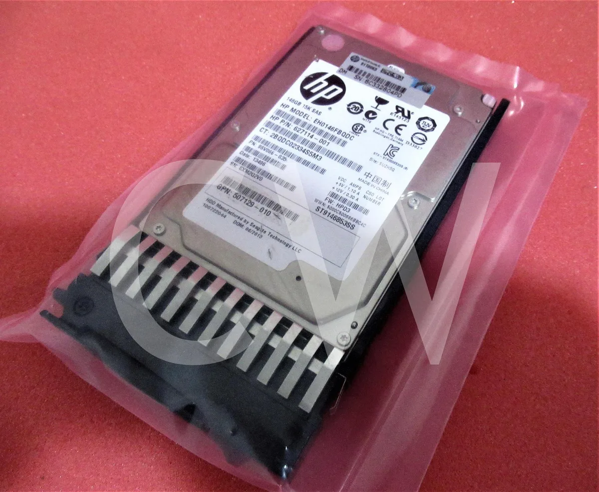 HP HP EH0146FBQDC 146GB 15000RPM SAS 2.5in internal hard drive with caddy — product photo