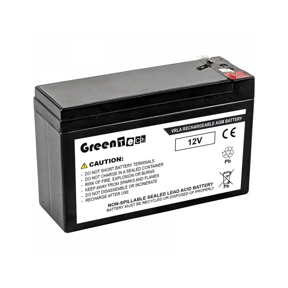 GreenTechLLC GreenTechLLC APCRBC114 12V 6AH UPS Replacement Battery — product photo