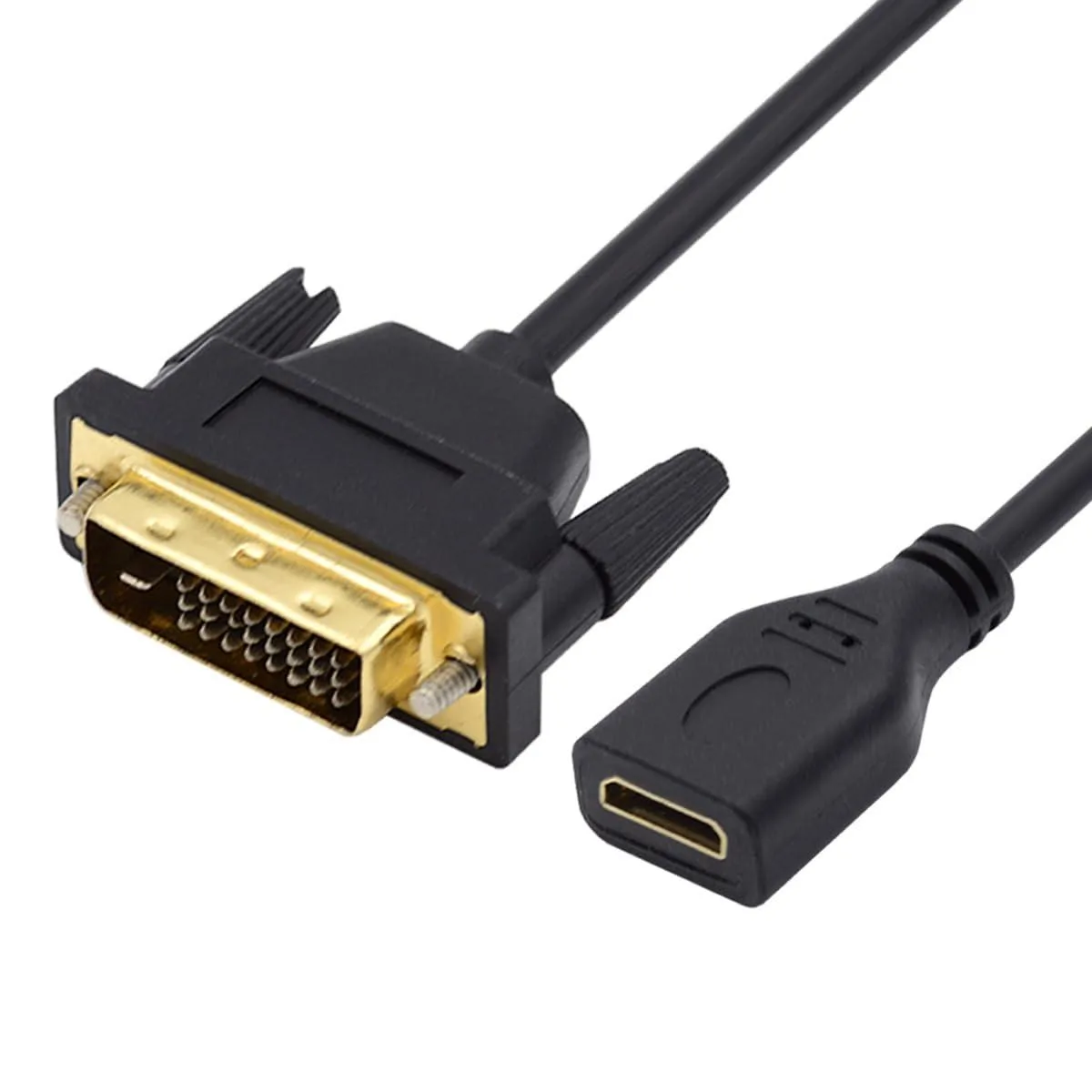 Fervit Fervit DVI 24+1 to Mini HDMI 1.4 Male to Female Extension Cable — product photo