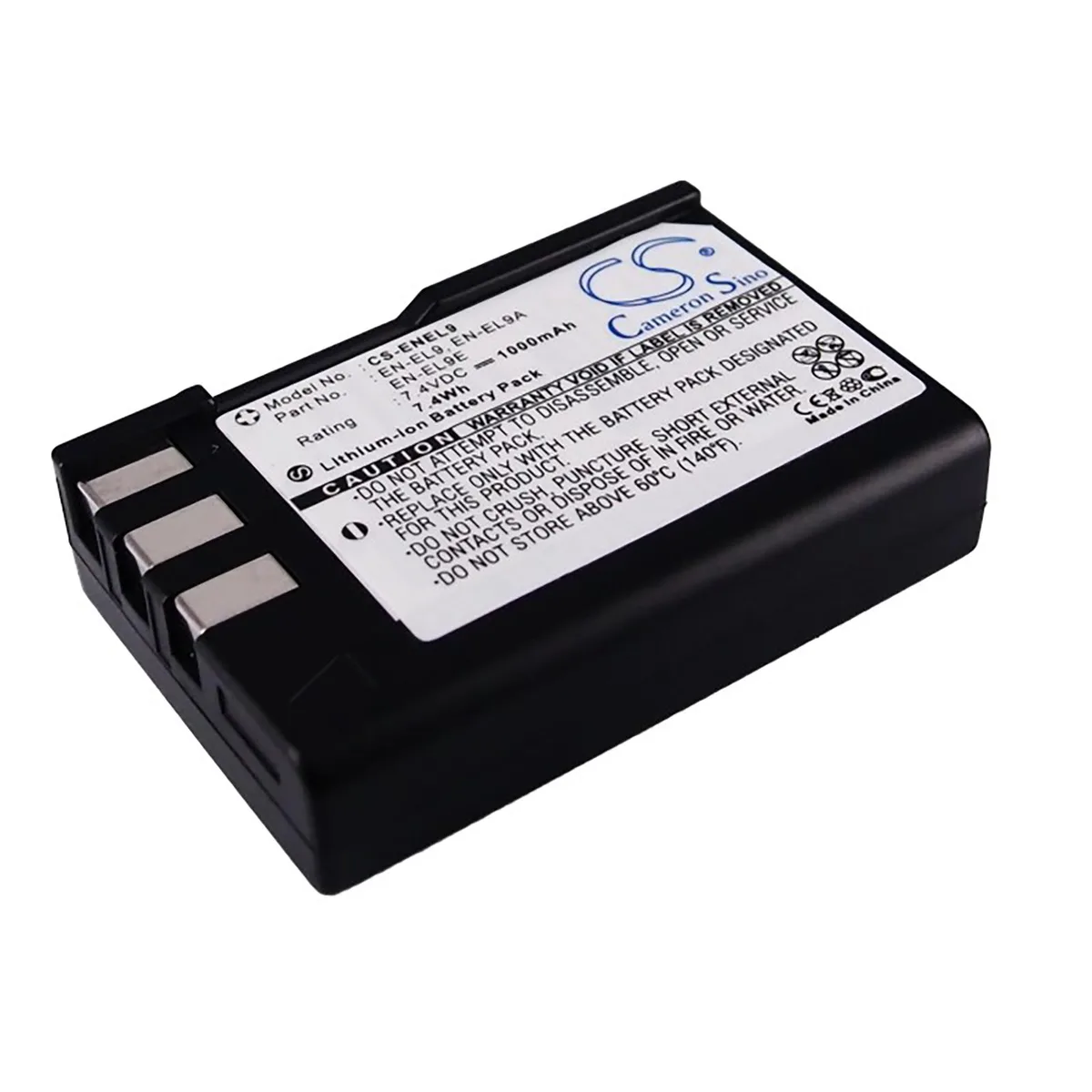 Cameron &amp; Co Cameron &amp; Co DS-CS-ENEL9 7.4V 1000mAh camera battery — product photo