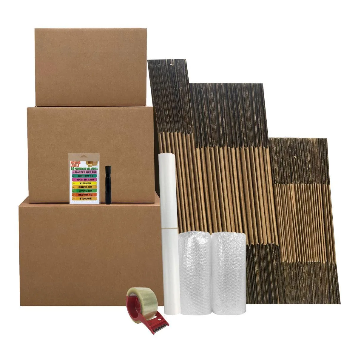 UBMOVE UBMOVE 5 Room Moving Kit 50 Boxes &amp; Supplies — product photo