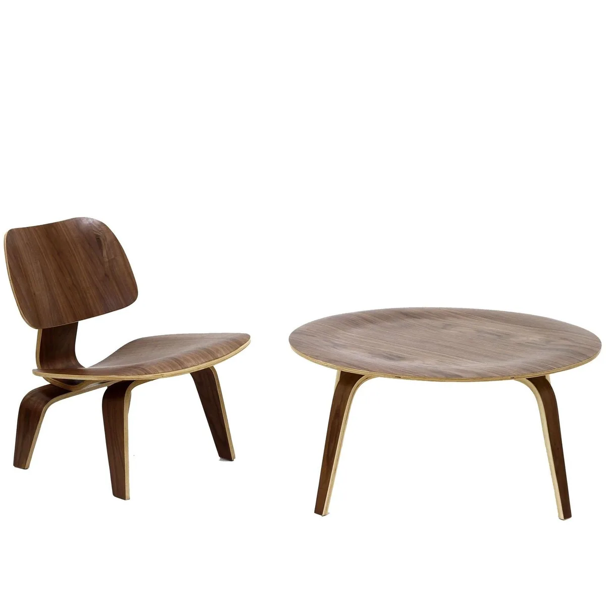 Modway Furniture Modway Furniture Fathom 2 Piece Living Room Set Walnut — product photo