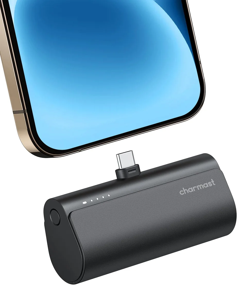 No Sew No Sew 5000mAh USB-C Power Bank Black — product photo