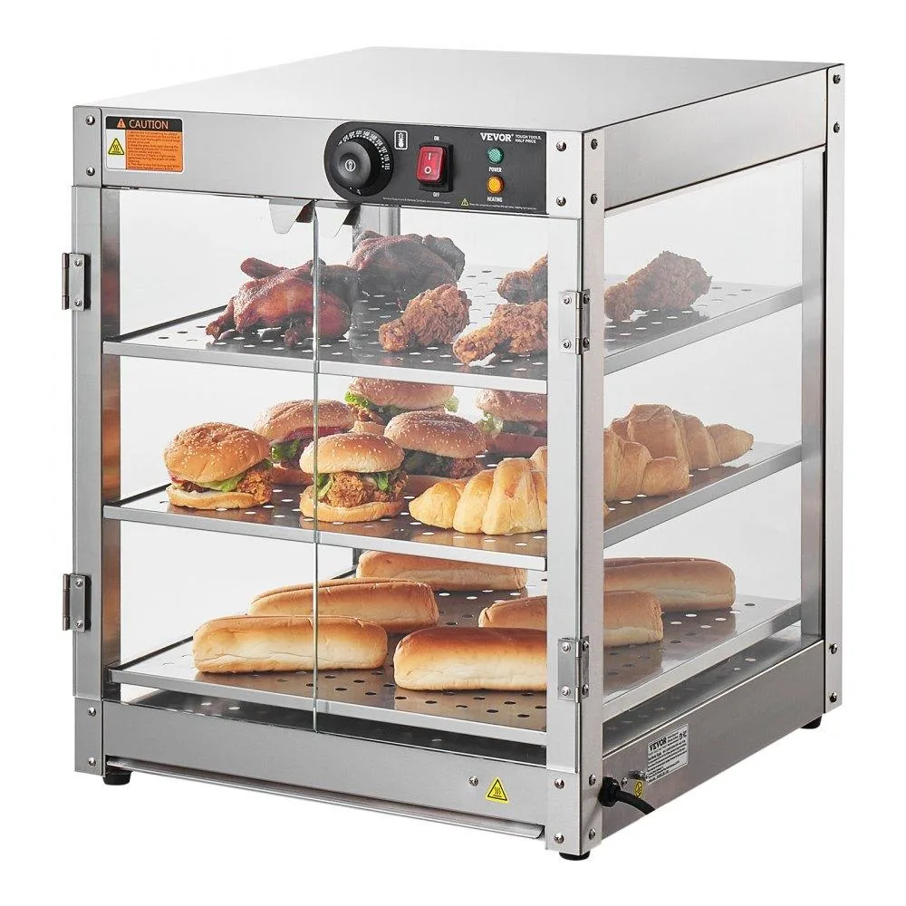 VEVOR VEVOR 3-Tier Food Warmer 800W 90L 86-185°F — product photo