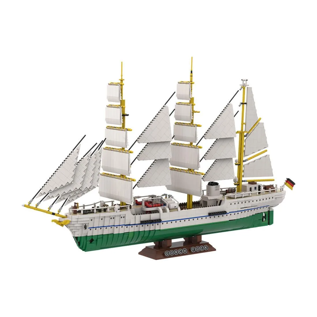 ZITIANYOUBUILD ZITIANYOUBUILD MOC-162206 Gorch Fock Ship 7599PCS — product photo
