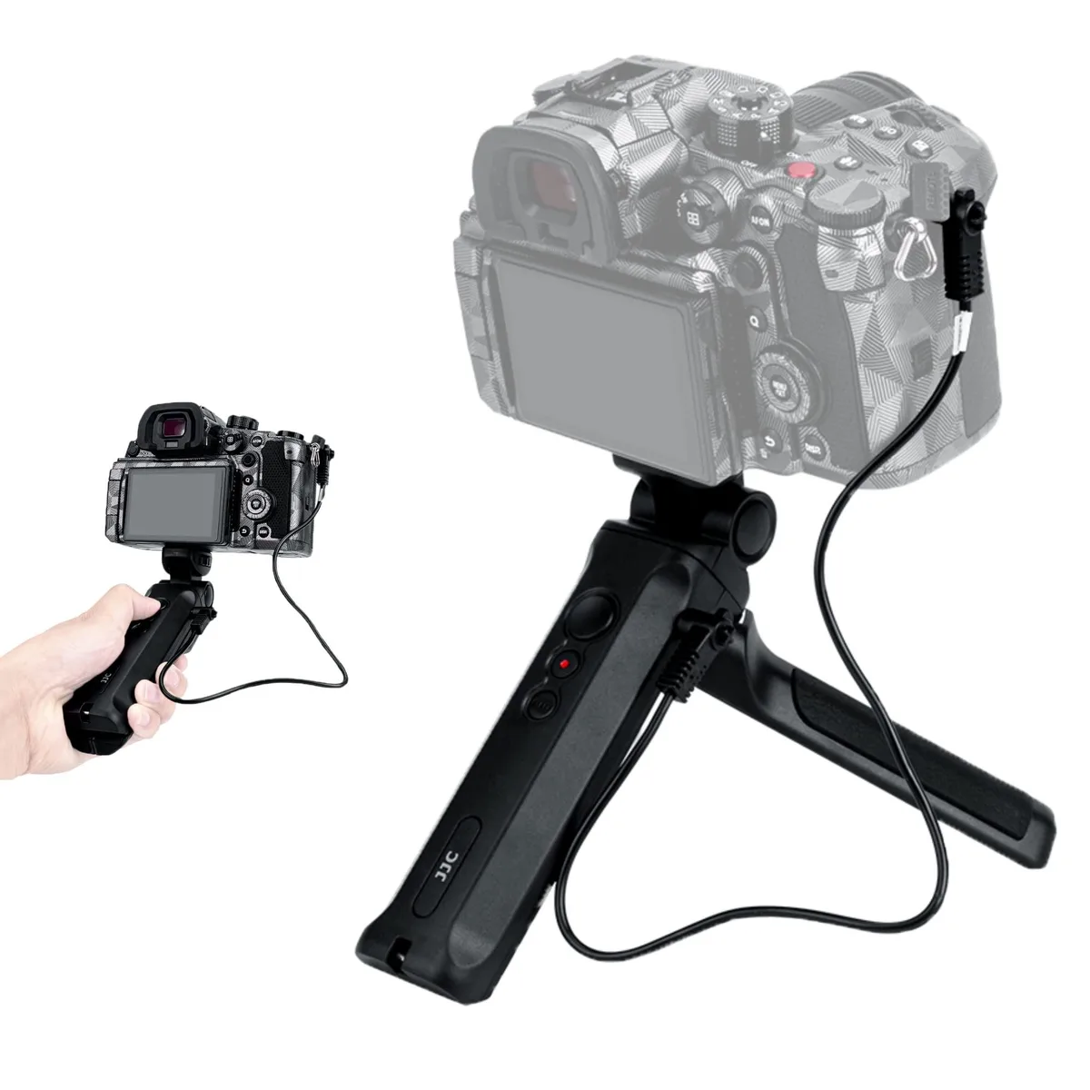 JJC JJC TP-PA1 Shooting Grip &amp; Mini Tripod 2 in 1 Accessory — product photo