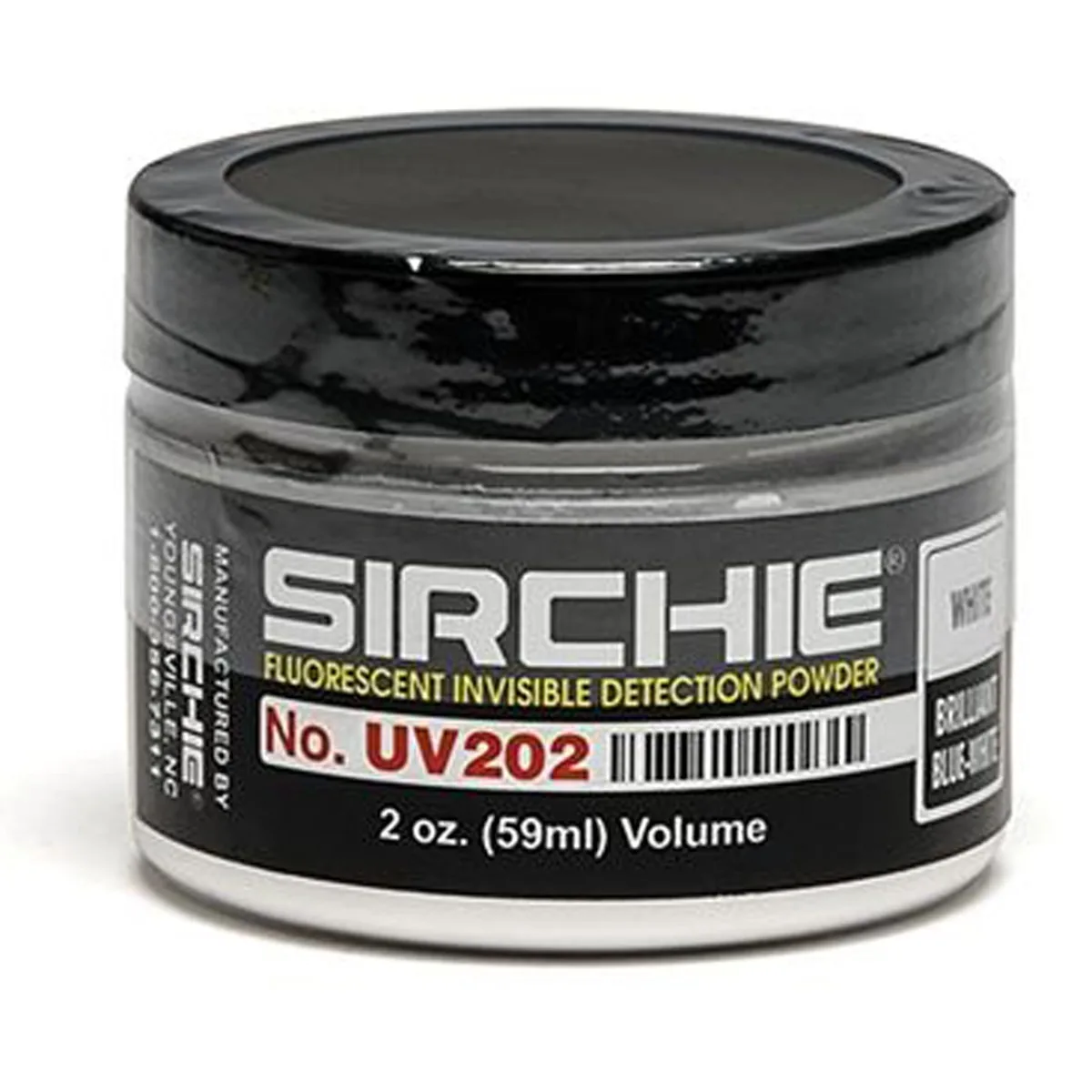 Sirchie Sirchie UV202 Invisible Detection Powder White/Brilliant Blue/White 2oz — product photo
