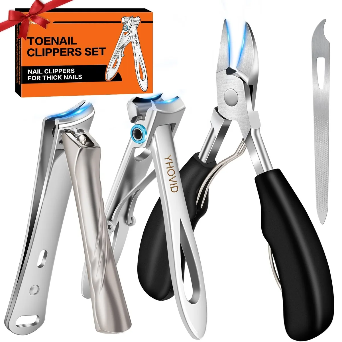 No Sew No Sew 4-in-1 Nail Clipper Set 25° 37mm Silver — product photo