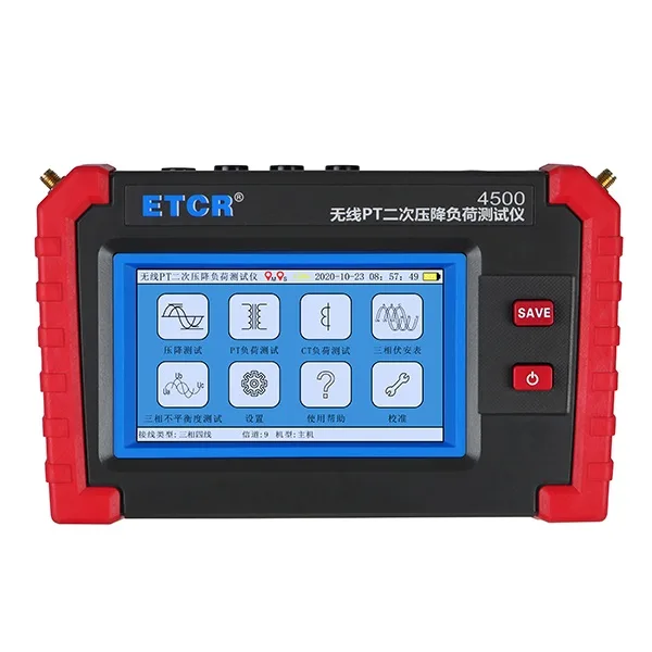 ETCR ETCR 4500 Wireless PT Secondary Voltage-drop/Load Tester 2V~700V 0.001A - 20A electrician tool — product photo