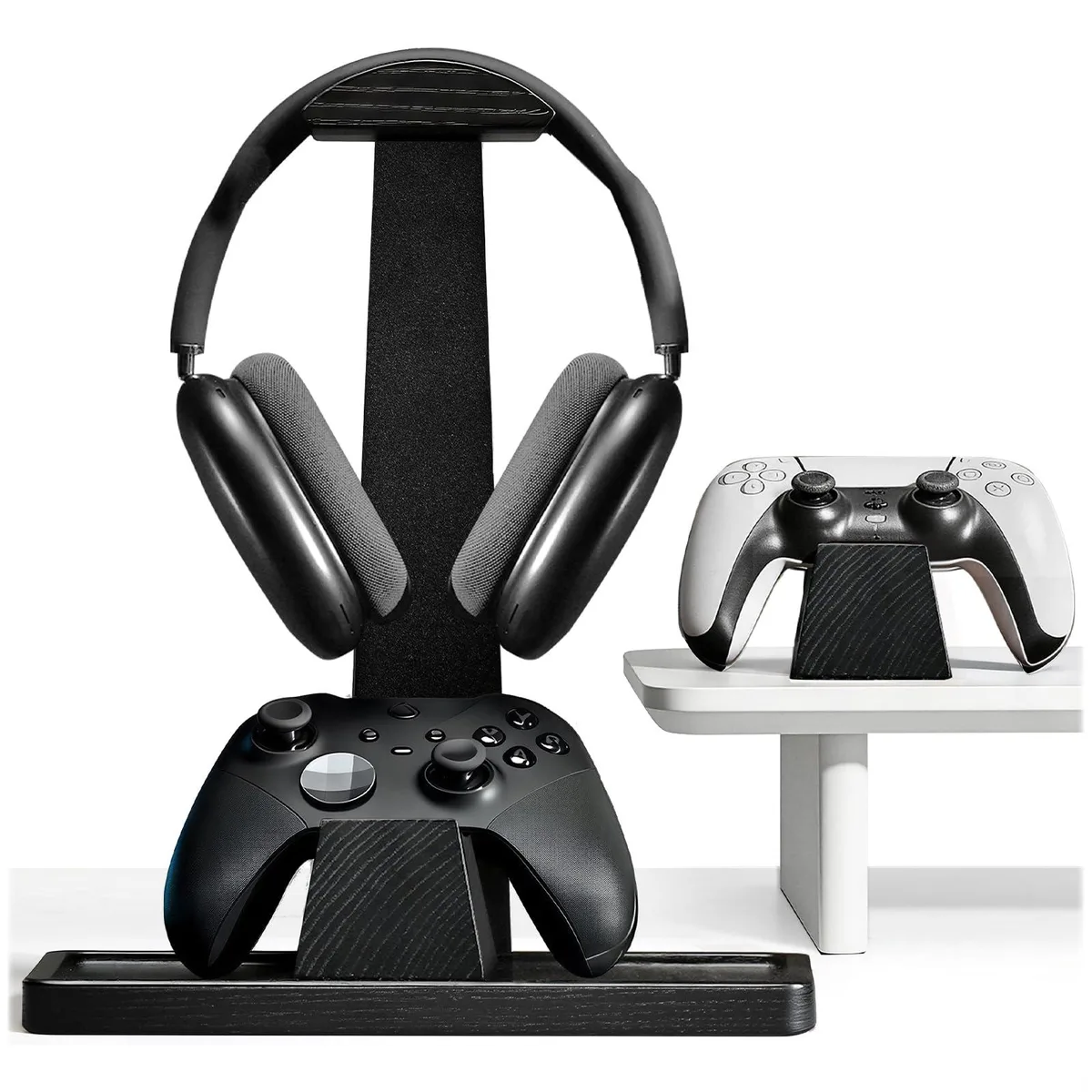 Avid Headset Stand with 2 Controller Holders Black — product photo