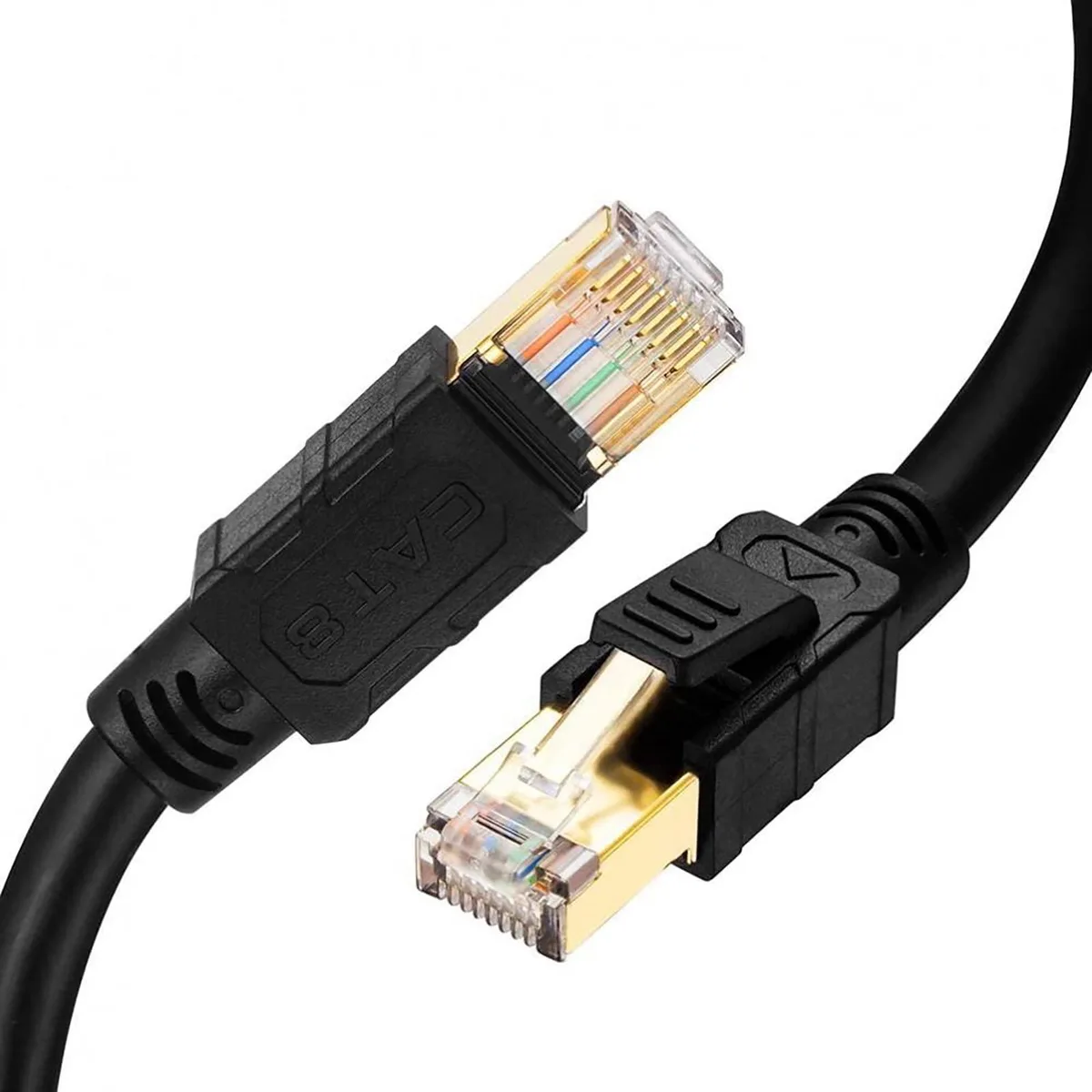 C&amp;N C&amp;N Cat8 Ethernet Cable 20ft 26AWG 40Gbps 2000MHz SSTP UV — product photo