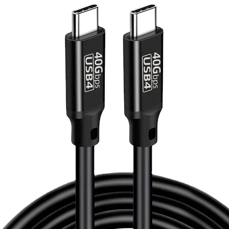 Jansicotek Jansicotek PQ003 USB4 USB C to USB C cable 240W 40Gbps 8K@60Hz 1.6Ft — product photo