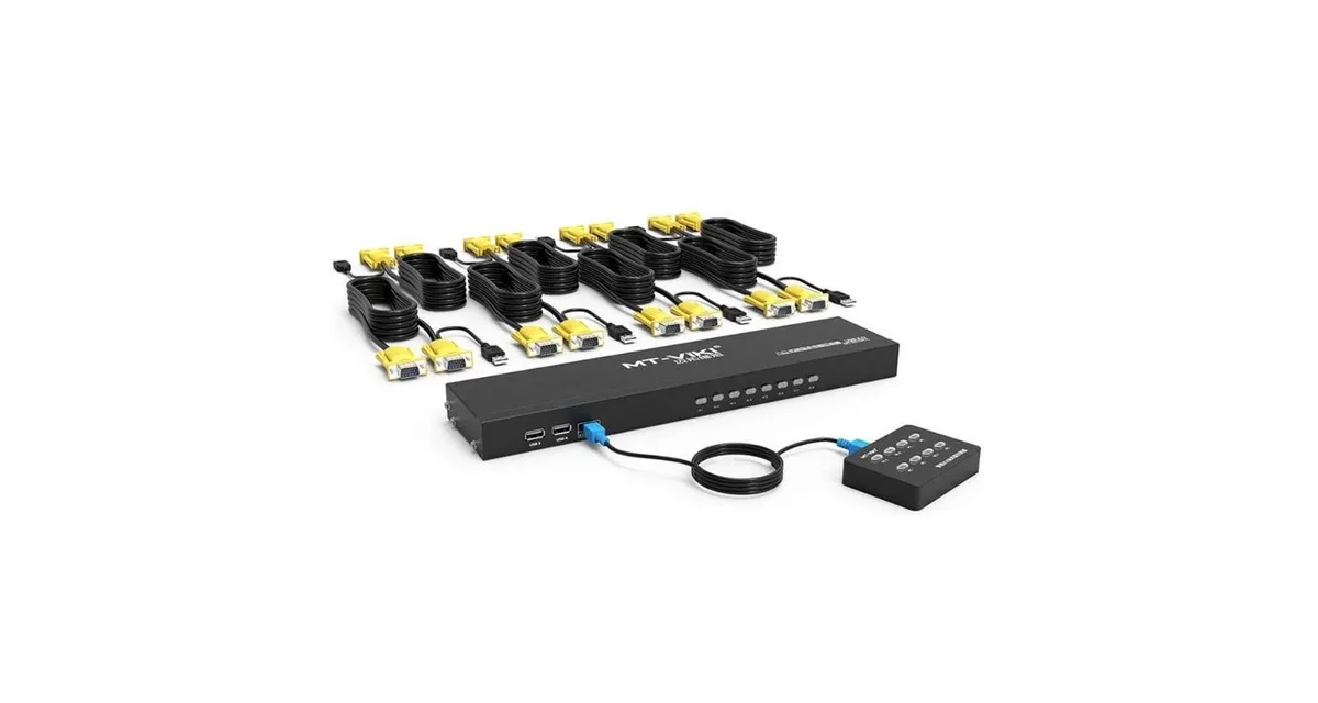 Aomoproing Aomoproing 8-Port VGA USB KVM Switch 801UK-L 1920x1440 — product photo