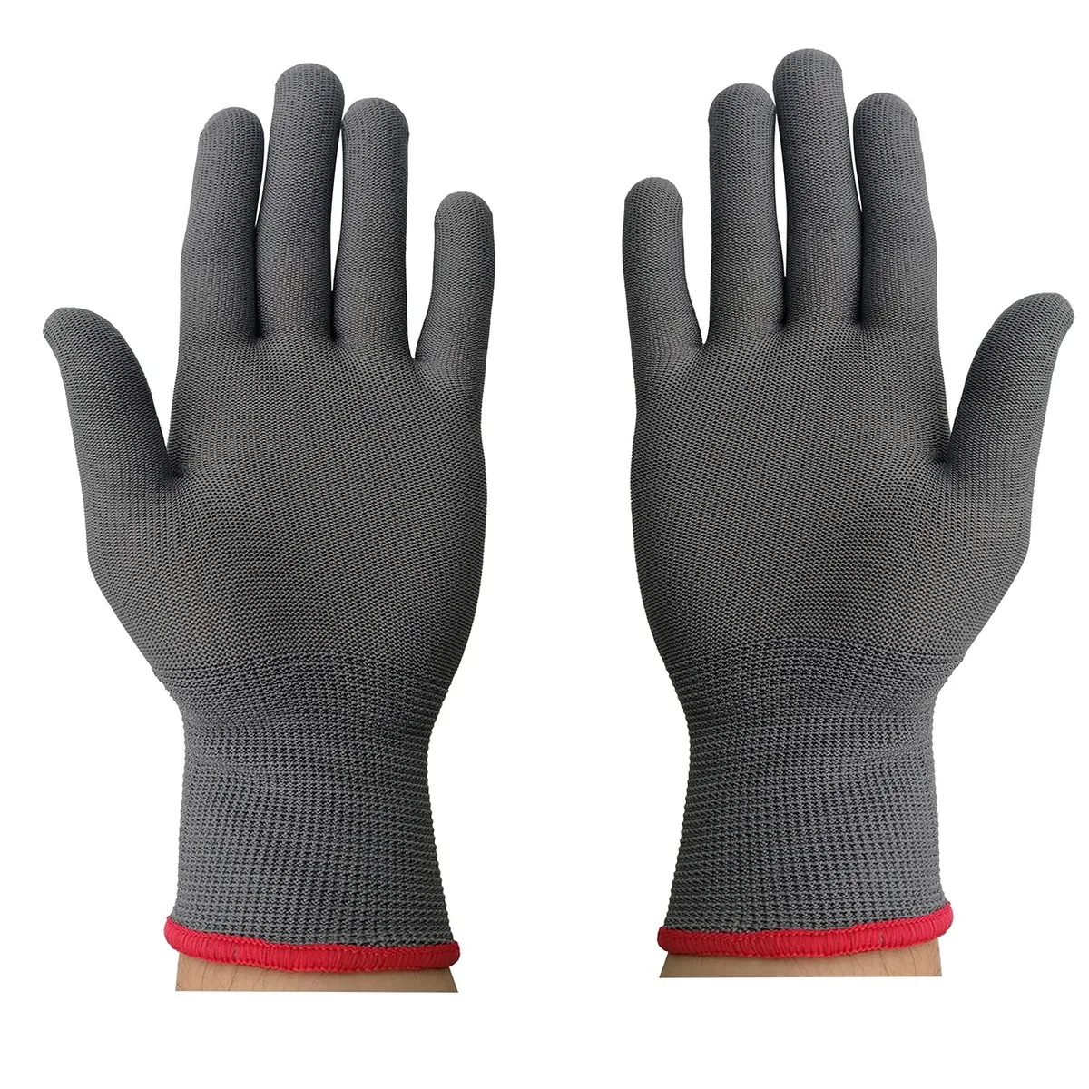  JM-FUHAND Vinyl Wrap Gloves Grey 1 Pair — product photo