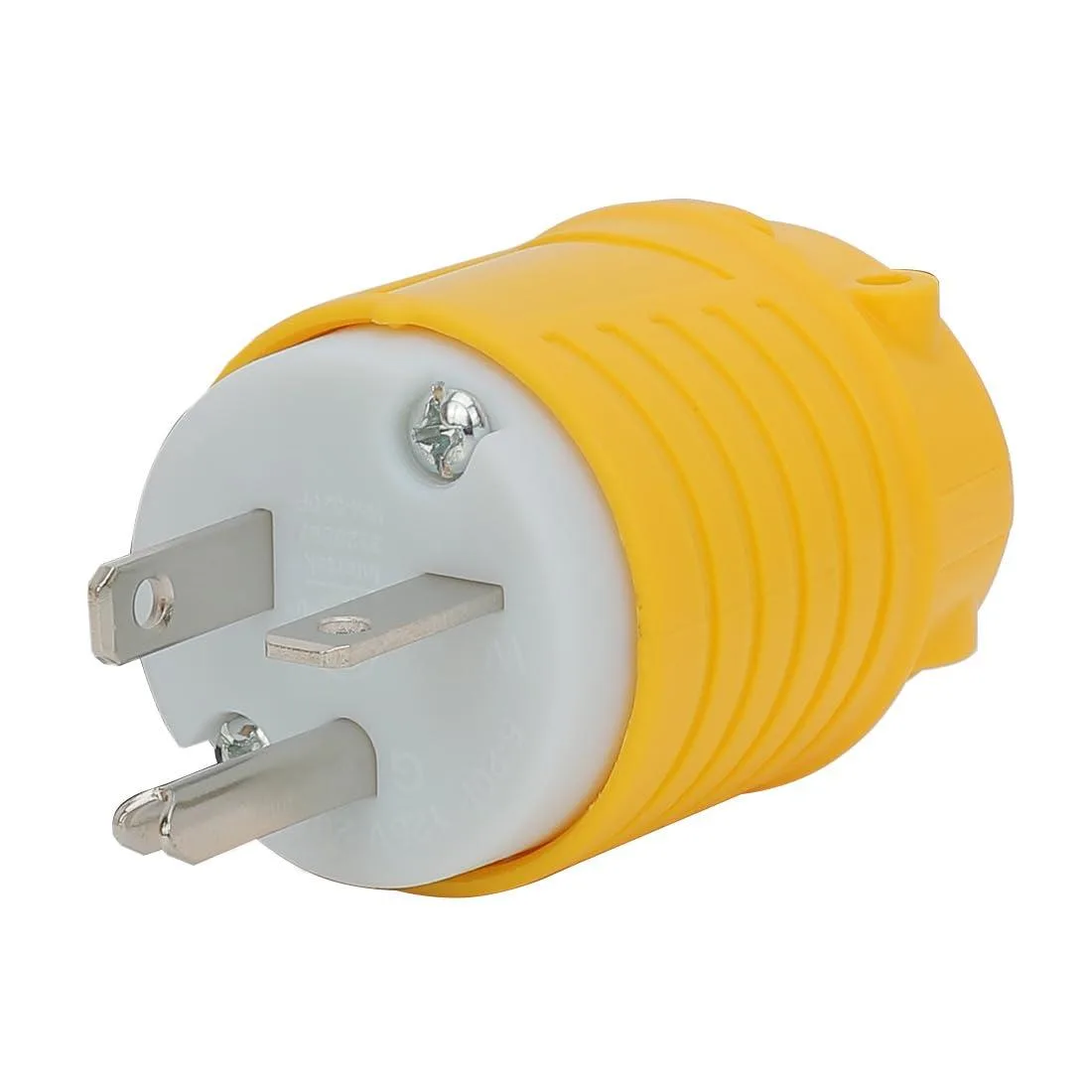 LORDWORLD LORDWORLD Nema 5-20P 20A 125V AC Power Plug Yellow — product photo