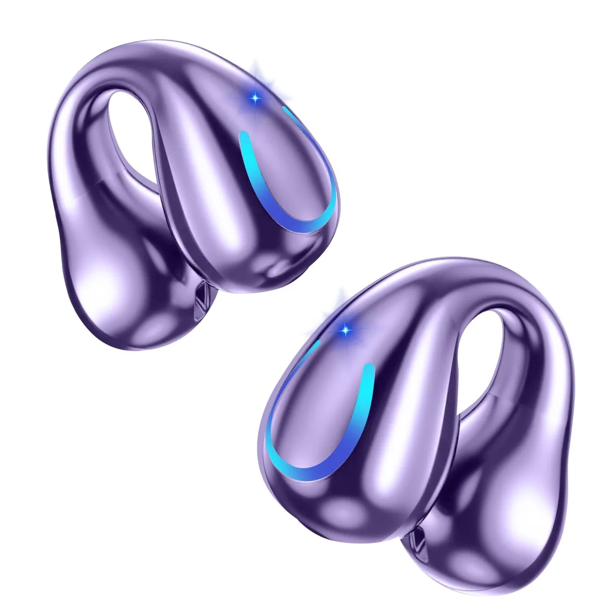  dufiga YYK-Q71 Open Ear Headphones Bluetooth 5.3 Purple — product photo