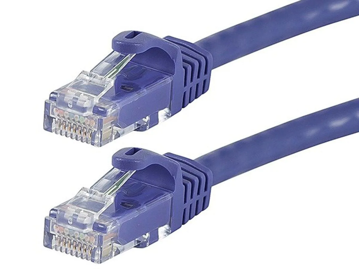 Monoprice Inc. Monoprice Inc. Cat6 Ethernet Cable 109873 2 ft Purple Flexboot — product photo