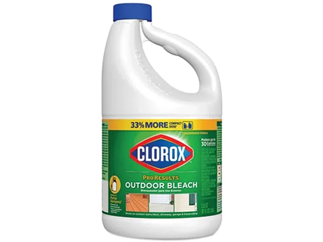 Clorox Clorox CLO32438 Outdoor Bleach 81 oz 6/Carton indoor maintenance — product photo